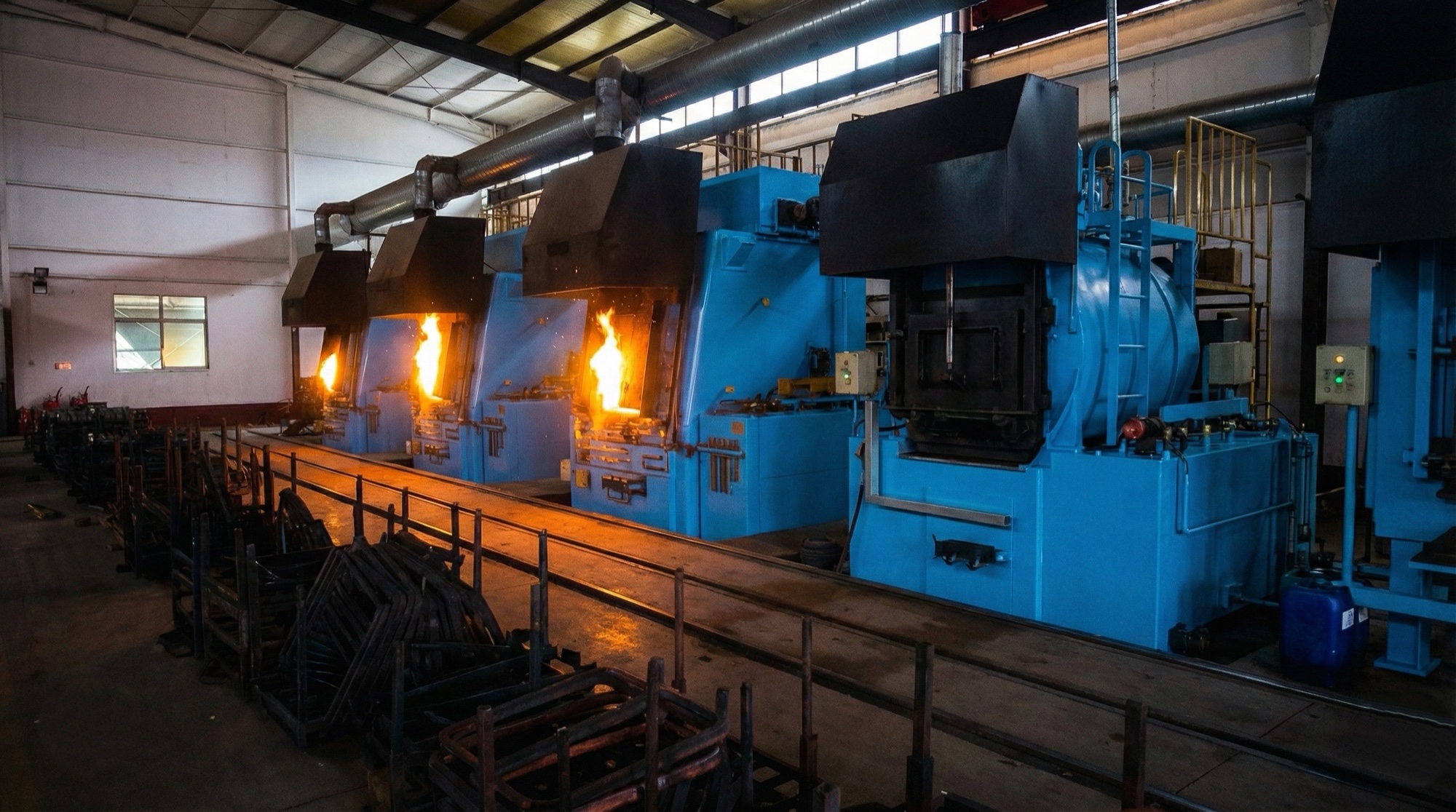 Heat treatment equipment operating at CHUANGJIN